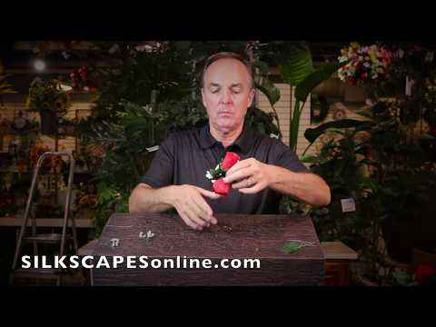 HOW TO Make a Wrist Corsage with Artificial Flowers from Silk Scapes