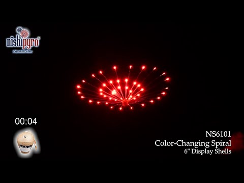 NS6101 - 6" Color-Changing Spiral