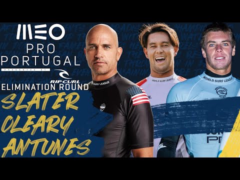 Kelly Slater, Connor O'Leary, A. Antunes MEO Pro Portugal - Elimination Round FULL HEAT REPLAY