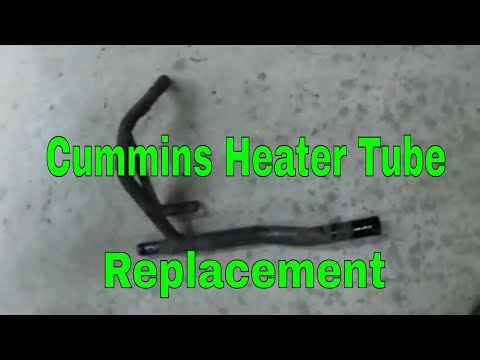 Cummins rusted coolant pipe replacement