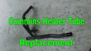Cummins rusted coolant pipe replacement