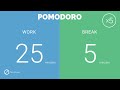 25 / 5  Pomodoro Timer - 2 hours study || No music - Study for dreams - Deep focus - Study timer