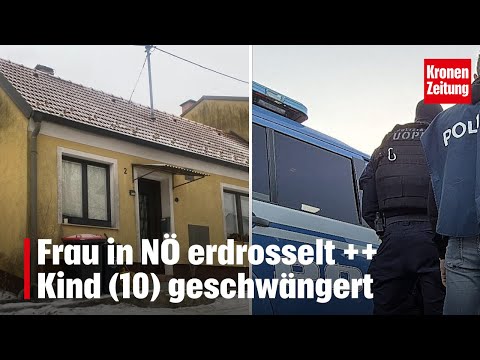 Frau in NÖ erdrosselt ++ Kind (10) geschwängert | krone.tv NEWS SHOW
