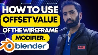 Download the video "How to use the offset value of the wireframe modifier"