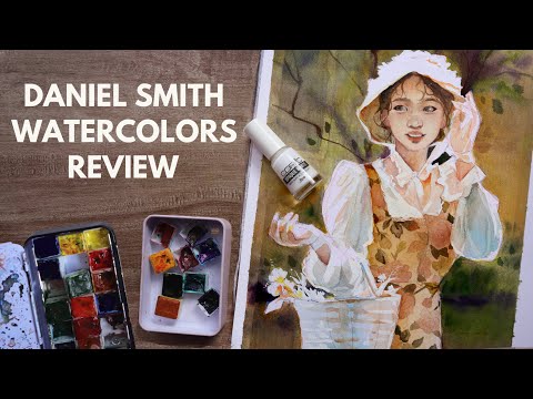 Daniel Smith Watercolors Review + Painting demo