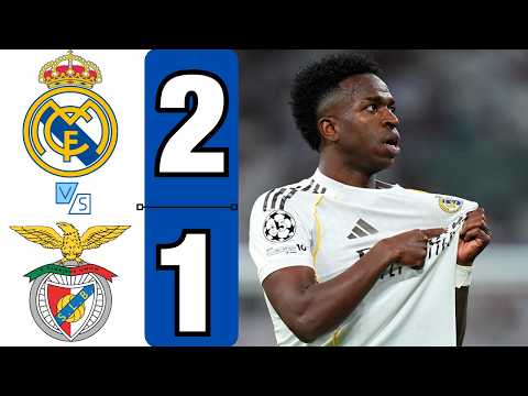 Real Madrid vs Benfica | Resumen y Todos los Goles | Champions League 2026 🔥