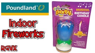 Poundland Firework Musical Birthday Candle Review ( Indoor Fireworks / Torture Device )