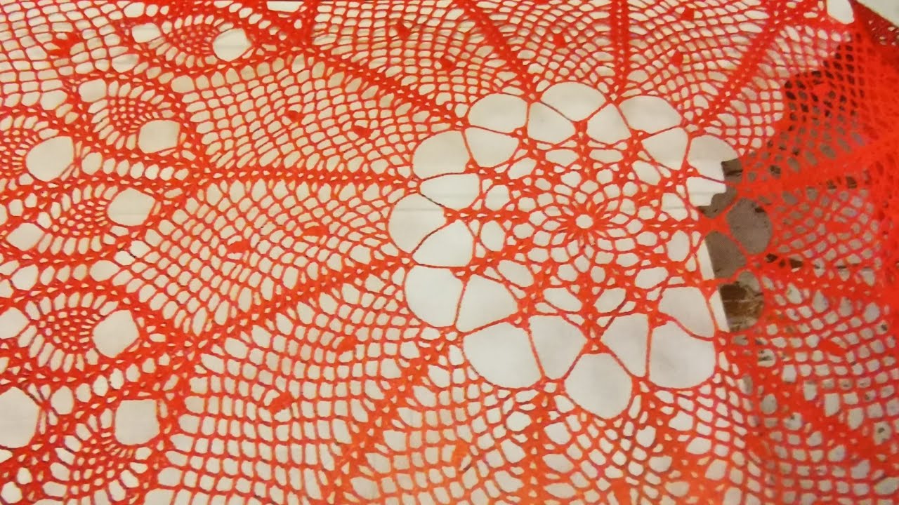 Szydełkowa serwetka na stół - tutorial część pierwsza