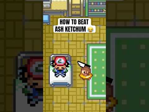 How to beat Ash Ketchum 😂 #pokemon #shorts