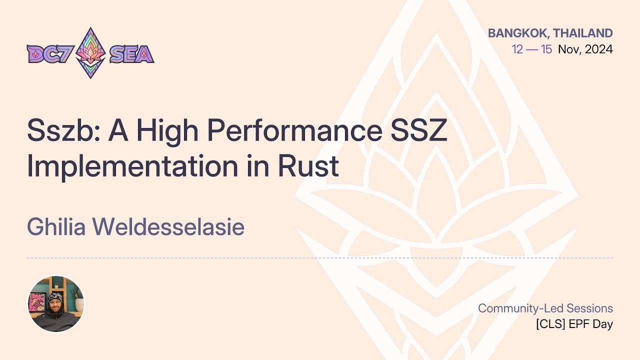 Sszb: A High Performance SSZ Implementation in Rust preview