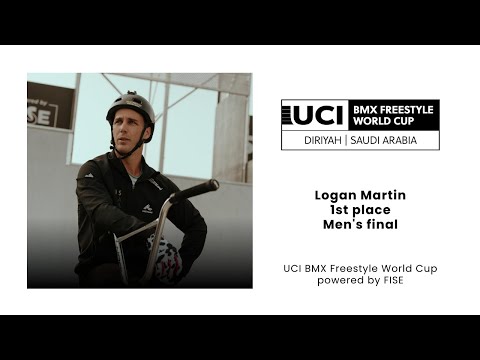 Logan Martin - 1st place | Men's final | UCI BMX Freestyle World Cup Diriyah