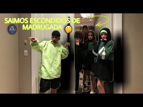 SAI ESCONDIDOS MADRUGADA COM A GALERA DA MAIA MANSÃO*Foi assustador *
