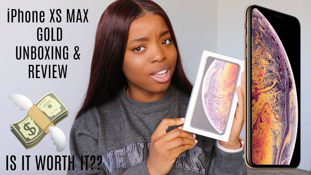 iPhone Xs MAX Gold UNBOXING & REVIEW || IS IT WORTH THE MONEY??