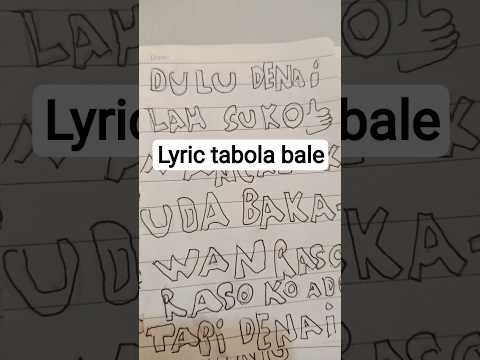 lyric tabola bale - silet open up 👍#juanreza #divaaurel #jacsonzeran #siletopenup #tabolabale #lyric