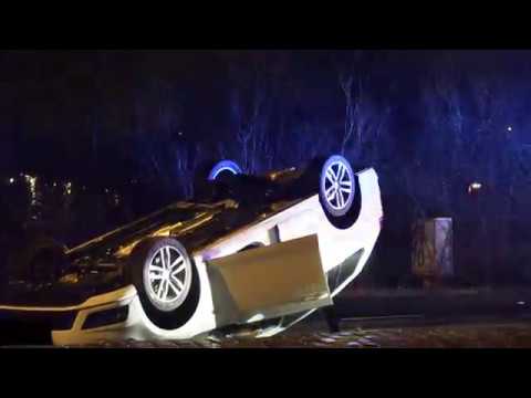 MALMÖ: Bil voltade på Annetorpsvägen - 29 jan 2017