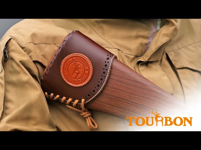 Vídeo relacionado con Tourbon Caucho de la escopeta de Caucho del Recoil Almohadilla de la extremidad Butttock de la extremidad Cojín del talón de arma