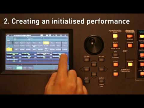 Yamaha Montage Tutorial - 2. Creating a performance