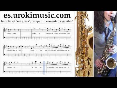 Tutorial de Saxofon (alto) OneRepublic - Future Looks Good Clases Notas Parte#2 um-927