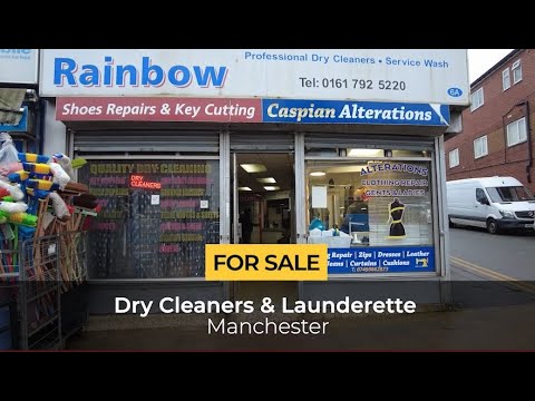 Freehold Commercial Laundrette and Dry Cleaners For Sale Manchester