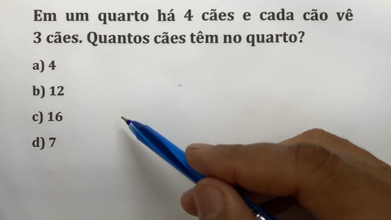 Watch Now ?? Quantos cães têm no quarto? Muitos erraram esse problema de Raciocínio Lógico | Prof Robson Liers ?? Quantos cães têm no quarto? Muitos erraram esse problema de Raciocínio Lógico | Prof Robson Liers