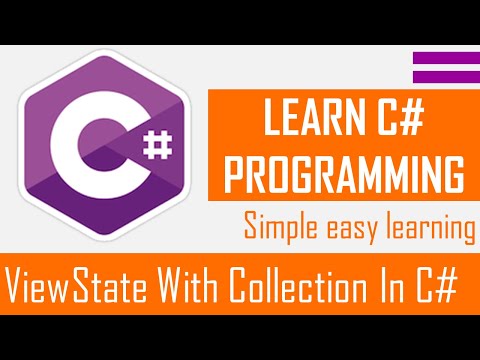 ViewState With Collection In C | C Tutorial For Beginners | Asp Net Tutorials