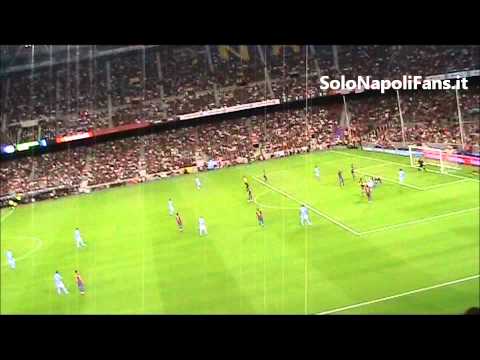 Trofeo Gamper: Barcellona-Napoli,gol annullato a Cavani (22/8/2011)