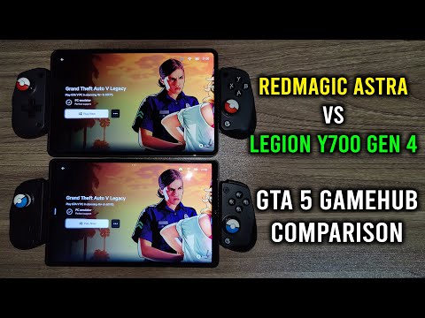 Legion Y700 Gen 4 Vs Redmagic Astra GTA 5 Gamehub Comparison
