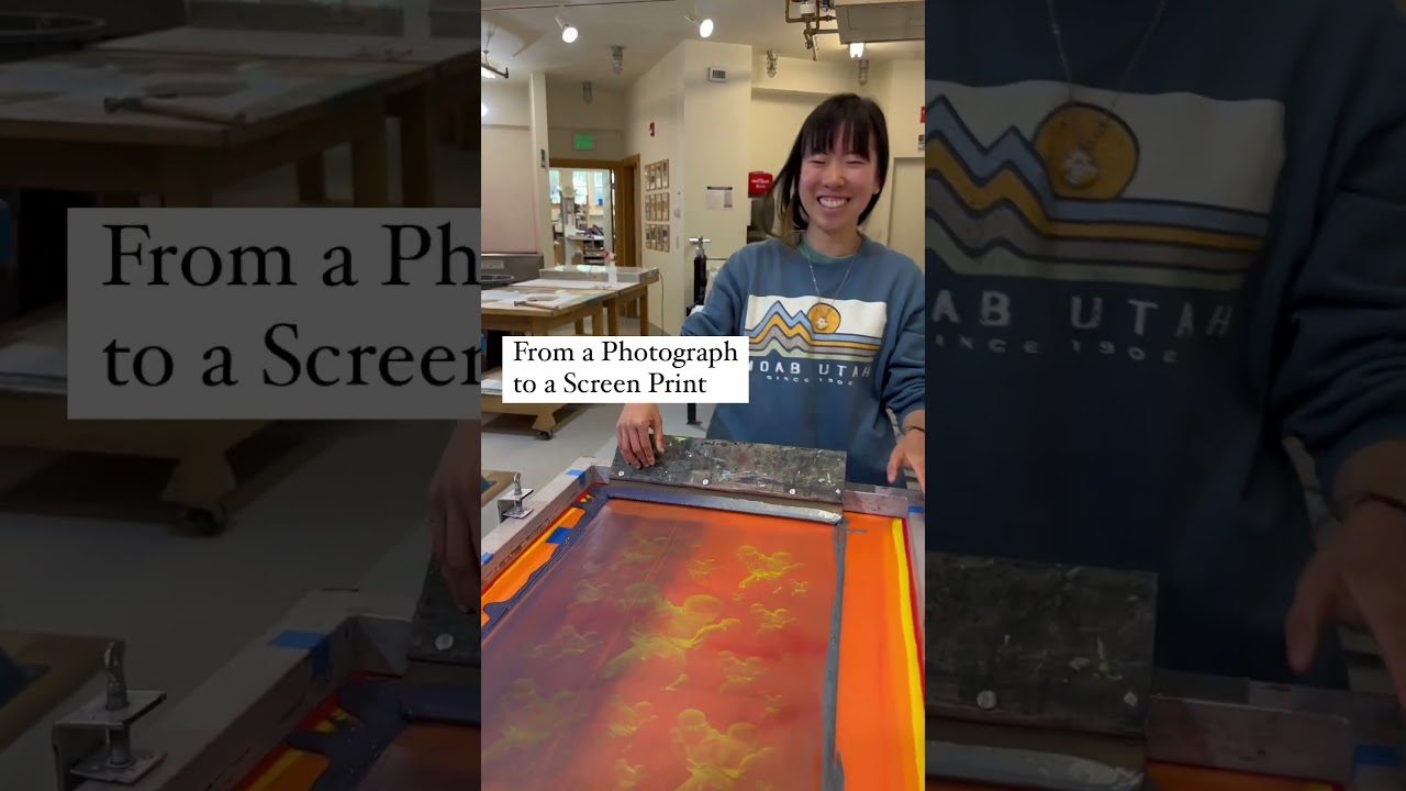 Ever wondered how a photograph transforms into a unique piece of art? #screenprinting