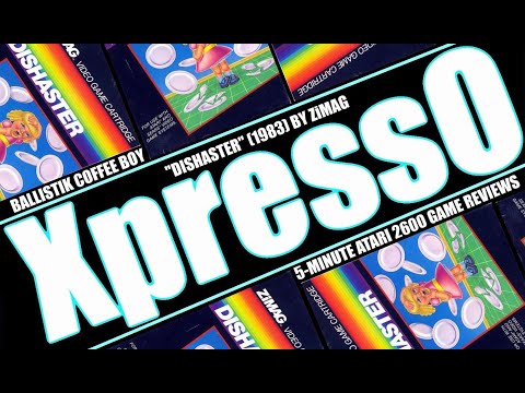 XPO 22: "Dishaster" (1983) by ZiMAG (XpressO: 5-Minute Atari 2600 Game Reviews)