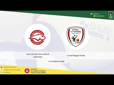 12-12-2020 #A2MVolley - Cave del Sole Geomedical Lagonegro - Conad Reggio Emilia
