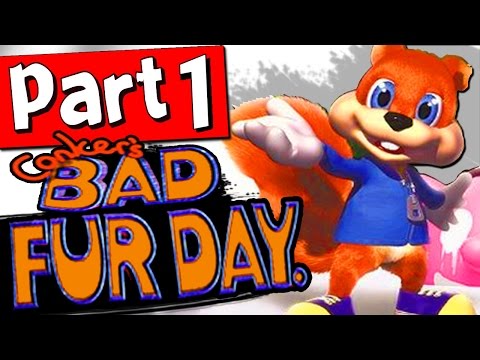 Conker's Bad Fur Day Walkthrough Part 1 Lets Playthrough 1080p [HD] RARE REPLAY XBOX ONE