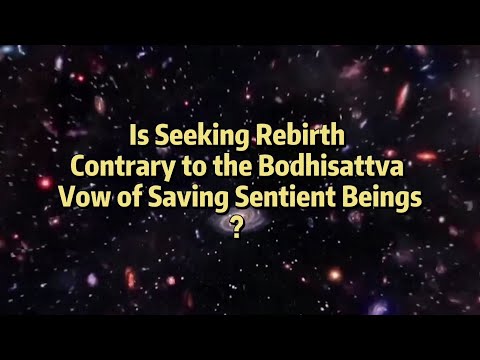 Is Seeking Rebirth Contrary to the Bodhisattva Vow of Saving Sentient Beings? #rebirth
