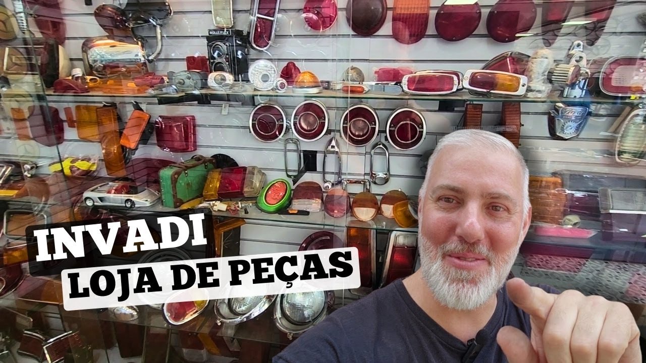 LOJA DE PEÇAS PARA CARROS ANTIGOS - INVADI O ESTOQUE DA GUEDES E MIRANDA - FUSCA