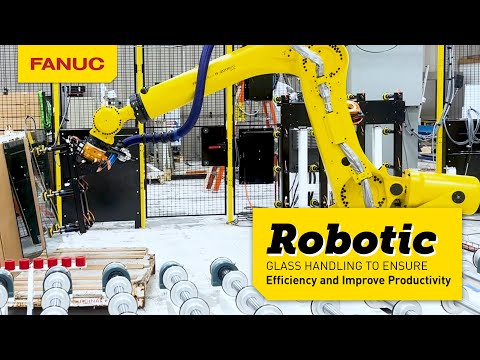 Efficient Glass Handling with FANUC R-2000iC 210L