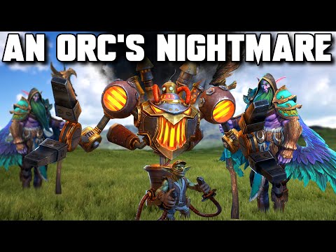 An ORC's WORST NIGHTMARE! - WC3 - Grubby