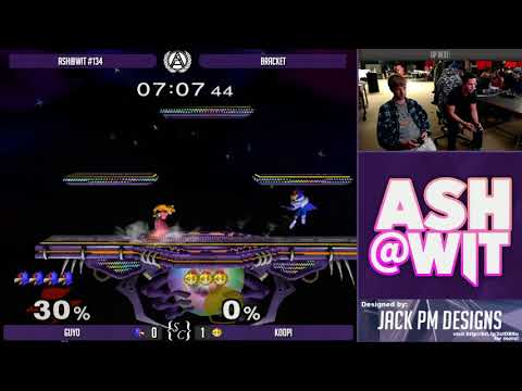 Guyo (Falco) vs Koopi (Peach) - ASH@WIT #134 Melee Winner's Bracket