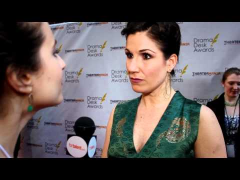 Stephanie J. Block Interview on the Drama Desk Awards 2012 Red Carpet