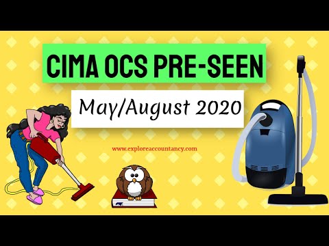 CIMA OCS August 2020 Charged IT Pre-seen  - OCS May & August 2020 Industry and top issues