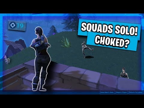 19K Solo Squad with BIG CHOKE at the END in Fortnite Mobile! I CANT BELIEVE WHAT HAPPENED!