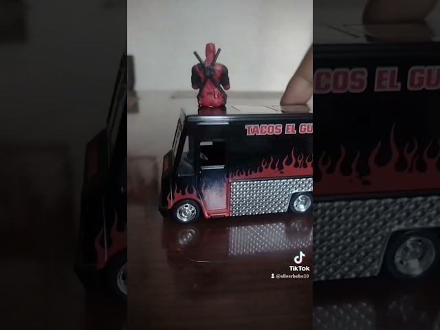 Vídeo relacionado con Jada Toys Vehículo Taco Truck X-Force 7 cm. Deadpool. Diecast. 1:24