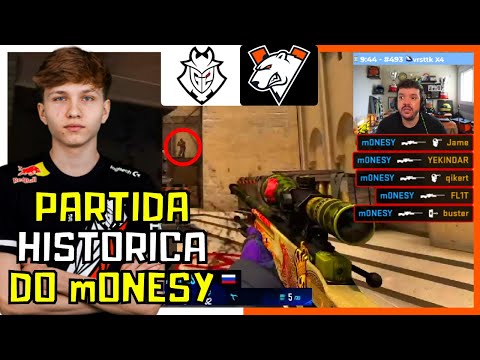 G2 vs VP (Mirage - Mapa 1) JOGO HISTÓRICO - RESENHA Gaules Apoka e mch