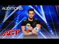 Magician Florian Sainvet Performs Mind-Bending Magic With CDs - America's Got Talent 2020