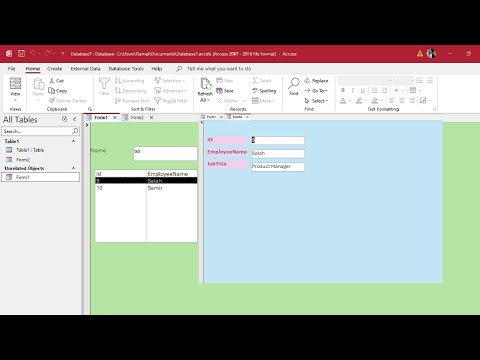 Microsoft Access Search Form Instantly Open Records in a New Form