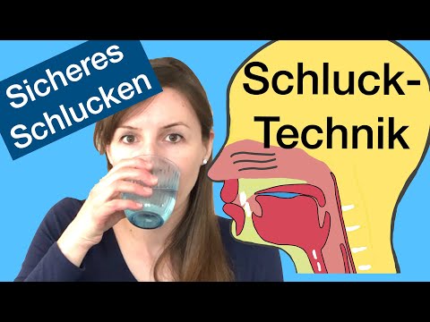 SCHLUCKTECHNIK für SICHERES SCHLUCKEN, Aspiration vorbeugen, Schluckstörungen verbessern, Dysphagie