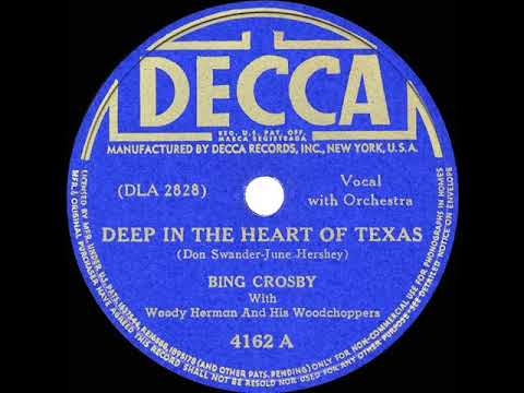 1942 HITS ARCHIVE: Deep In The Heart Of Texas - Bing Crosby with Woody Herman’s band
