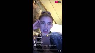 Melissa Schuman talking about Nick Carter (Instagram Live May 23rd, 2017)