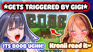 Kronii Get Triggered By Gigi After She Wont Stop Asking To Read Her Suspicious Building【Hololive】