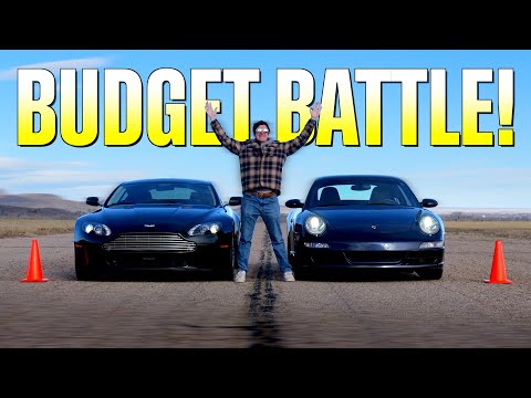 Porsche 911 vs Aston Martin Vantage Throwback Drag Race - And The Best Budget Sports Car Is…