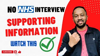 How To Write Supporting Information for NHS Jobs?