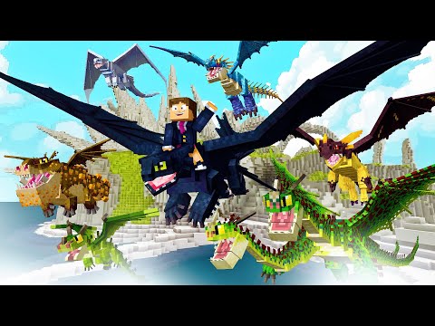 HOW TO TRAIN YOUR DRAGON IN MINECRAFT!! (The Isle Of Berk Mod)